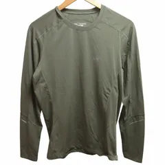 アークテリクス ARC'TERYX モータス クルーTシャツ カットソー ロゴプリント 長袖 カーキ 緑系 Sサイズ 0515 STKのサムネイル
