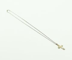 ロットワイラー ROTTWEILER Dog & Chain Rosario 十字架 シルバー メンズジュエリー・アクセサリー ネックレス・ペンダント シルバー 103G-129