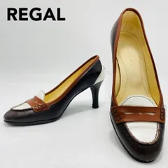 REGAL パンプス コイン バイカラー 22.5cm レディース リーガル 日本製 hws02331