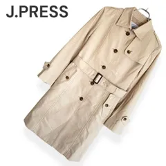 超美品J.PRESS ベージュ トレンチコート J.PRESS（J.プレス） トレンチコート コート 「洗える・撥水」ポリ