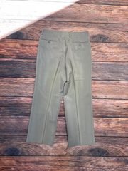 【LANVIN ポリスラックス】 LANVIN　ランバン　ツータック　薄手　スラックス　春夏　【実寸】W32 L27