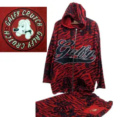 ANGRY GALFY 赤 ジャージ レオパード柄 6Lサイズ ANGRY GALFY 赤 ジャージ レオパード柄 6Lサイズ