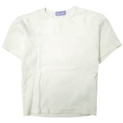 COOME クーメ 日本製 BABY SS TEE 細リブ ショートスリーブTシャツ M OFF WHITE 半袖 トップス g22691