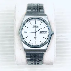 SEIKO セイコー キングクォーツ 5856-8000 1201 Vintage Seiko King Quartz White Textured Dial Japan Made