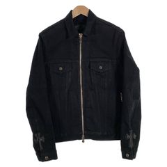 CHROME HEARTSバックフレアニーダガージップ レザージャケット M CHROME HEARTS クロムハーツ BASIC MOTO/ベーシックモト ダガー