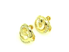 ■極美品■ LANCEL ランセル ラインストーン ネジバネ式 イヤリング アクセサリー レディース ゴールド系 DH0037のサムネイル