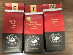ベトナム有名なコーヒーの粉ベトナム直送 very famous Vietnamese Coffee HIGHLAND COFFEE Highland coffee 3個セット Cà Phê Việt Nam Siêu Ngon