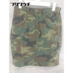 ◇ FREAK'S STORE フリークスストア 迷彩 カモフラ ミニ タイト スカート サイズS カーキ系 ブラウン レディース 【中古】 【1002801592011】のサムネイル