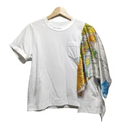 Sacai サカイ　　切替半袖トップス sacai(サカイ) 22SS袖切替Tシャツ22-02794M 22-02794M ホワイト
