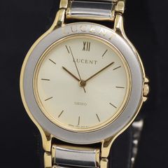 希少/天然ダイヤ/チタン製】 VINCENT ヴィンセント 電池交換済 稼働品 