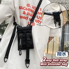 ショルダーバッグ ウエストポーチ メンズ レディース 軽い 小さい 縦型 撥水 ポシェット 斜めがけ おしゃれ 子供 スマホ 黒 サコッシュ vii4w723855