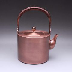 手作りの銅のやかん 厚い銅のティーポット銅製コーヒーポット 増粘銅 毎日の銅ケトル (2L)