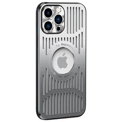 【数量限定】ポリカーボネート 耐衝撃 アルミ メタル ハード マグネット搭載 ICカード収納 用ケース Pro アイフォン15Pro Pro 15 用 iPhone 対応 カバー マグセーフ カメラレンズ一体型保護 薄型 冷却ケース ワイヤレス充電 放熱 スマ