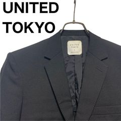 UNITED　TOKYO　ユナイテッドトーキョー　テーラードジャケット　ブラック　２（M相当）