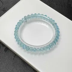 貴重 EU製 ★ブルートパーズ★ボタンブレス パワーストーン 天然石 綺麗 お守り ギフト 7.7*5mm ZB7965