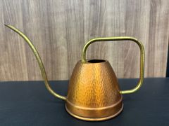 【アンティーク】島本製作所 銅製 じょうろ 如雨露のサムネイル