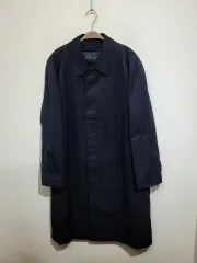 Burberrys カシミヤ混ウール ダブルチェスターコート ネイビー 40 発送在庫あり】【SKINNY】ウールブレンドニットチェスターコート