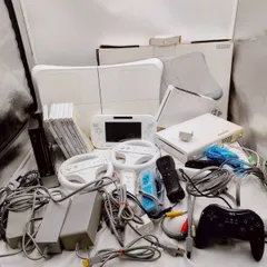 【❗️✨家族で遊べるソフト付き✨❗️】Wii＆WiiU✨大ボリュームセット🎮 コントローラー🎮ソフト付き❗️