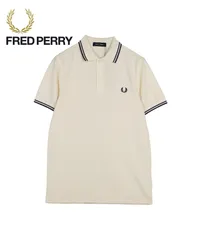新品 未使用 並行輸入 メンズ ポロシャツ FRED PERRY フレッドぺリー 半袖 TWIN TIPPED 511029 エクリュアイボリーTT