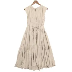 dazzlin ダズリン 春夏★ レーヨン マキシ ティアード ギャザー ワンピース Sz.F レディース