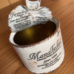 リメ缶リメ鉢アンテイークハンドメイド