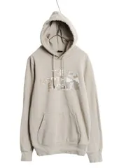【お得なクーポン配布中!】 ノースフェイス 迷彩 プリント スウェット フード パーカー メンズ S / 古着 The North Face 裏起毛 プルオーバー トレーナー アウトドア