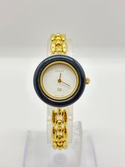 美品】GUCCI グッチ 6800L ゴールド バングルウォッチ GG文字盤