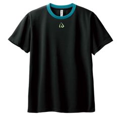 【送料無料 マテリアルスポーツ 正規代理店】ID one (アイディーワン) ドライＴシャツ Are you happy GRT BKRQ ブラックターコイズ