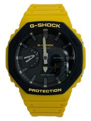 CASIO (カシオ) G-SHOCK Gショック デジアナ腕時計 GA-2110SU イエロー×ブラック メンズ/004