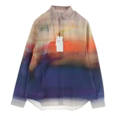 Berluti ベルルッティ 長袖シャツ 21AW R21HTL52-001 Lev Khesin Silk Shirt レヴクシン 総柄 シルク 長袖シャツ  ベージュオレンジ R41【中古】のサムネイル