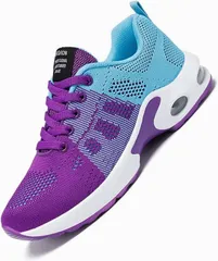 レディース スニーカー 軽量 エアクッション カジュアル トレーニングシューズ 運動靴 通気性 防滑 軽量 スポーツシューズyuanxiang01