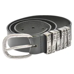 DIESEL (ディーゼル) TEXTURED LEATHER B-RIDGE BELT テクスチャードレザー ベルト グリーン X08518