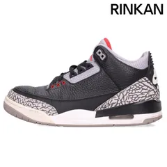 2025年最新】air jordan3 black cementの人気アイテム - メルカリ