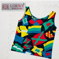 【早い者勝ち‼️】✨LOEWE タンクトップ✨ アナグラム タンクトップ（コットン） ブラック - LOEWE