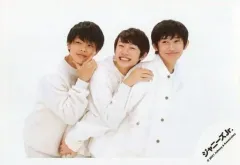 【中古】生写真(ジャニーズ) ジャニーズJr./大内リオン・藤森凌駕・浦陸斗/横型・上半身/「関西ジャニーズJr. あけおめコンサート2021～関ジュがギューッと大集合～」グッズオフショット/公式生写真