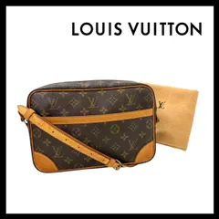 【LOUIS VUITTON】トロカデロ 27 モノグラム ショルダーバッグ ブラウン/茶 ルイ ヴィトン (SER-3555)