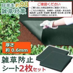 2枚セット 雑草 除草 防草 防止 シート 雑草抑制 雑草対策【沖縄県･北海道･東北地方発送不可】