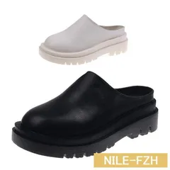 サンダル レディース ミュール サボサンダル 厚底 安定ヒール 履きやすい 歩きやすい シューズ 靴 ss新品未使用