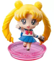 【中古】トレーディングフィギュア 月野うさぎA 「ぷちきゃら!シリーズ 美少女戦士セーラームーン ぷちっと学園生活よ!編」