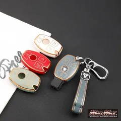 メルセデスベンツ専用 ゴールドライン TYPE A TPUソフト スマートキーケース 各色