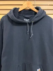 Carhartt(カーハート) メンズ 黒 フード付きロングスリーブ t シャツ L