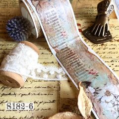 送料無料【S182-6 コラージュ素材】海外マステ　ジャーナル　手帳　パレット