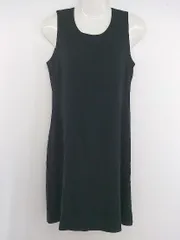 ◇ KUMIKYOKU 組曲 ノースリーブ 膝丈 ワンピース サイズ2 ブラック レディース P  【1301310001053】