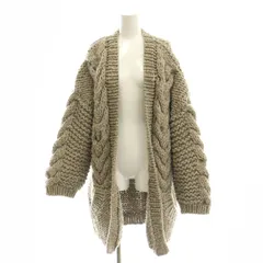 トゥデイフル TODAYFUL Cable HandKnit Cardigan カーディガン ニット 前開きトッパー 38 ベージュ /AT ■OS