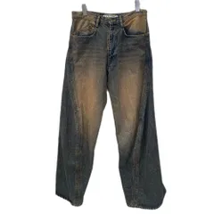 ネバーフォーゲット　デニム最終値下げ NVRFRGT/ネヴァーフォーゲット】3D TWIST WIDE LEG JEANS