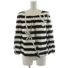 新品未使用✨エムズグレイシー カメリアリボンブラウス 40 アイボリー イエロー エムズグレイシー ファッション 新品未使用✨エムズグレイシー