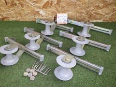 未来工業 延線ローラー (ケーブルラック用) SRA-R2 6個セット 配線工事 電線 特殊工具 中古品