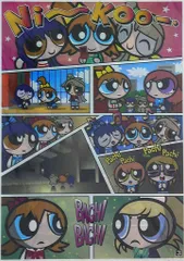 サンライズ μ's　meet　THE POWERPUFF GIRLS クリアファイル1期　第3話第4話 クリアファイル