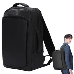 キッソス（ＫＩＳＳＯＳ） リュック ビジネスリュック カバン 多機能 大容量 軽量 撥水 防水 USBポート 通勤 通学 旅行 出張 3way (ブラック) [ブラック]