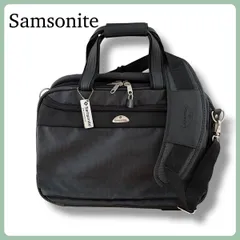 Samsonite サムソナイト ビジネスバッグ 2WAY ブラック×グレー キャリーオン 180度開閉  出張 鍵付き